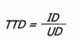 TTD = ID / UD